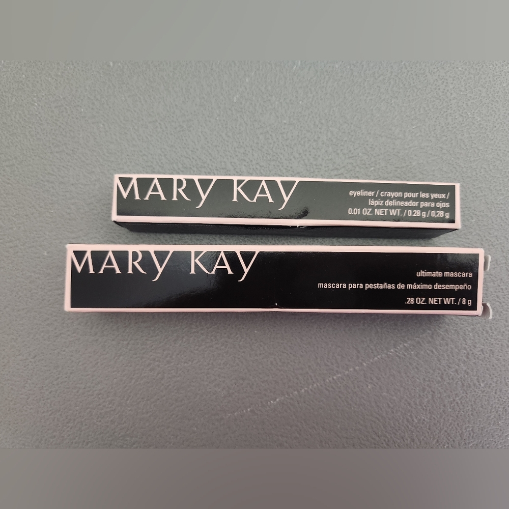 Mary Kay Black Mascara and Eyeliner Set